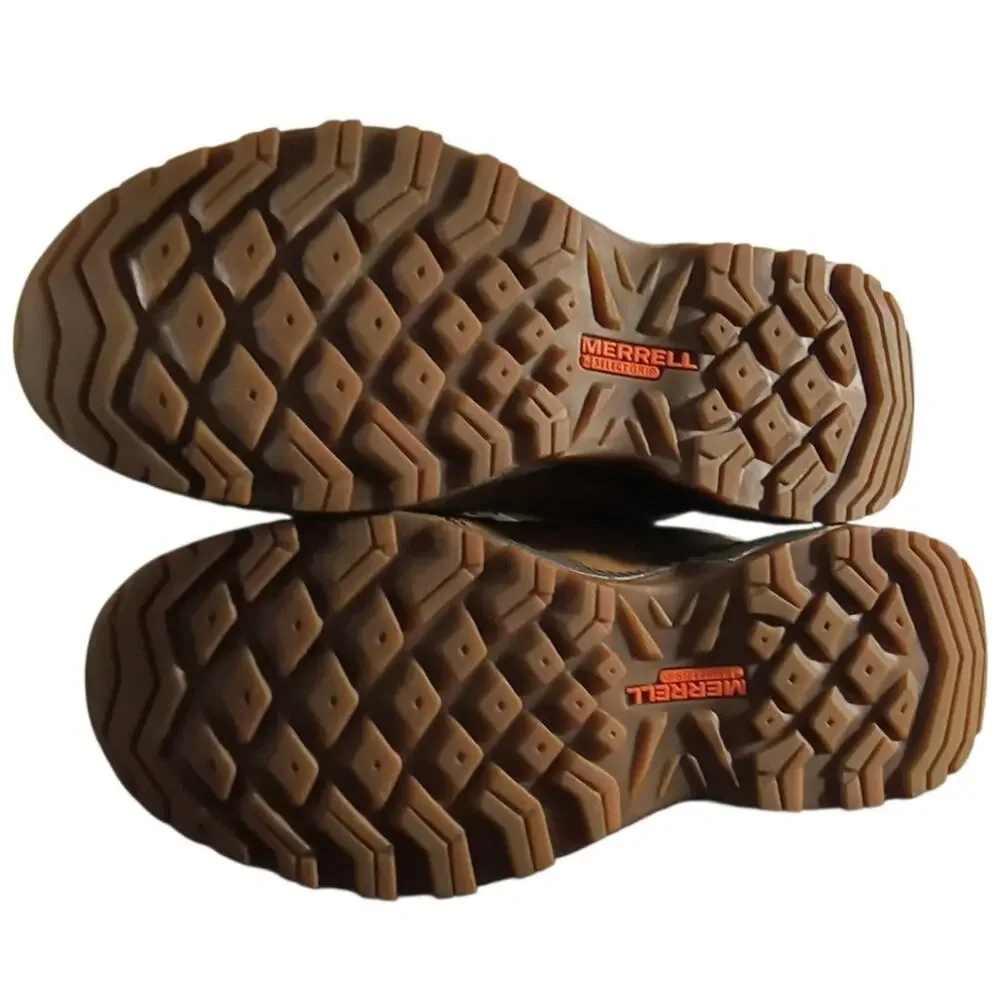Merrell Forestbound Mid WP Men's Hiking Boots Size 8.5 Brown Waterproof J16495